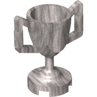 Equipment Trophy Cup [Plain] (Metallic Silver)