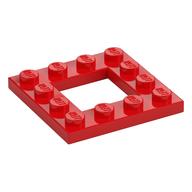 Plate Special 4 x 4 with 2 x 2 Opening (Red)