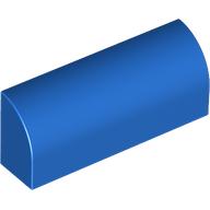 Brick Curved 1 x 4 x 1 1/3 No Studs, Lowered Inside Support (Blue)