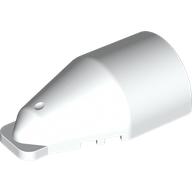 Windscreen 7 x 4 x 2 Round Extended Front Edge (White)