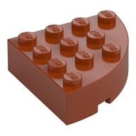 Brick Round Corner 4 x 4 Full Brick (Dark Orange)