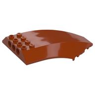 Windscreen 10 x 6 x 2 Curved (Dark Orange)