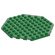 Plate Special 10 x 10 Octagonal with Hole (Green)