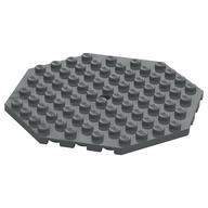 Plate Special 10 x 10 Octagonal with Hole (Dark Bluish Gray)