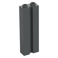 Brick Special 1 x 2 x 5 with Groove (Dark Bluish Gray)