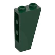 Brick Sloped Inverted 75° 2 x 1 x 3 (Dark Green)