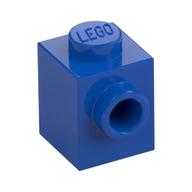 Brick Special 1 x 1 with Stud on 1 Side (Blue)