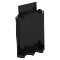 Panel 3 x 3 x 6 Corner Wall without Bottom Indentations (Black)