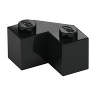 Brick Wedged 2 x 2 Facet (Black)