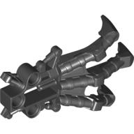 Large Figure Foot, Claw, Piraka (Black)