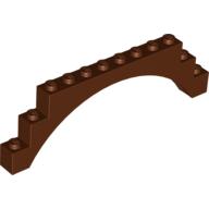 Brick Arch 1 x 12 x 3 (Reddish Brown)