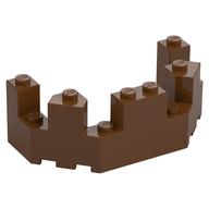 Castle Turret Top 4 x 8 x 2 1/3 (Reddish Brown)