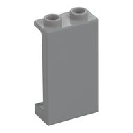 Panel 1 x 2 x 3 [Side Supports / Hollow Studs] (Light Bluish Gray)