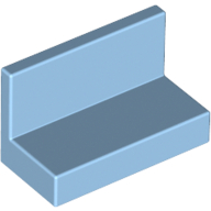 Panel 1 x 2 x 1 [Square Corners] (Pastel Blue)