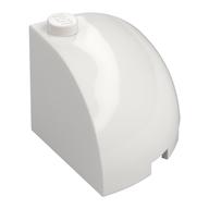 Brick Round Corner 3 x 3 x 2 Dome Top (White)