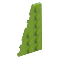 Wedge Plate 6 x 3 Left (Lime)