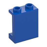 Panel 1 x 2 x 2 [Side Supports / Hollow Studs] (Blue)