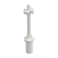 Bar 3L with Handle, Stop Ring and Side Stops (Minifig Ski Pole) (White)