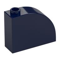 Brick Curved 1 x 3 x 2 (Dark Blue)