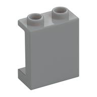 Panel 1 x 2 x 2 [Side Supports / Hollow Studs] (Light Bluish Gray)