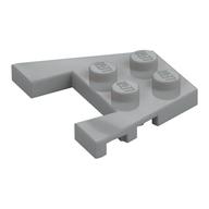 Wedge Plate 3 x 4 with Stud Notches [Reinforced Underside] (Light Bluish Gray)