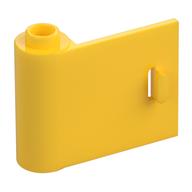 Door 1 x 3 x 2 Left - Open Between Top and Bottom Hinge (Yellow)