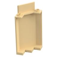 Panel 3 x 3 x 6 Corner Wall without Bottom Indentations (Tan)