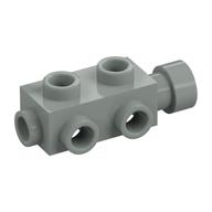 Brick Special 1 x 2 x 2/3 with Studs on Sides (Light Gray)