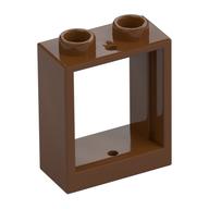 Window 1 x 2 x 2 Flat Front (Reddish Brown)