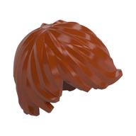 Hair Tousled with Side Part (Dark Orange)