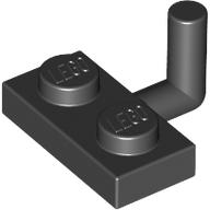 Plate Special 1 x 2 with Bar Up [Horizontal Arm 6mm] (Black)