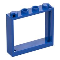 Window 1 x 4 x 3 without Shutter Tabs (Blue)