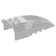 Windscreen 8 x 4 x 2 with 4 Studs and Handle (Trans-Clear)