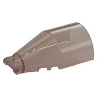 Windscreen 7 x 4 x 2 Round with Handle (Trans-Brown)