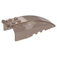Windscreen 8 x 4 x 2 with 4 Studs and Handle (Trans-Brown)