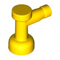 Tap 1 x 1 with Hole in Spout (Yellow)