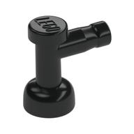 Tap 1 x 1 without Hole in Spout (Black)