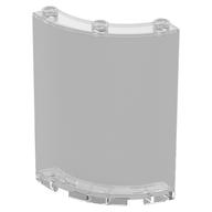 Panel 4 x 4 x 6 Quarter Cylinder (Trans-Clear)