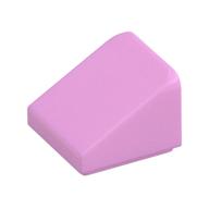 Brick Sloped 30° 1 x 1 x 2/3 (Cheese Slope) (Bright Pink)