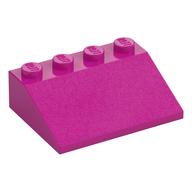 Brick Sloped 33° 3 x 4 (Magenta)