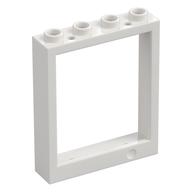 Door Frame 1 x 4 x 4, Holes (Lift) (White)