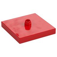 Duplo Turntable 4 x 4 Base, Flush Surface (Red)