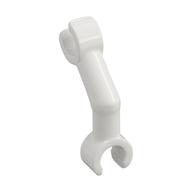 Arm Skeleton Bent with Clips at 90° [Vertical Grip] (White)