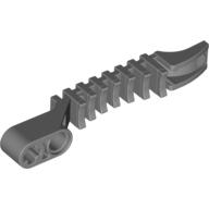 Launcher, Large Figure Weapon, Zamor Sphere Launcher, with Hole and Axle Hole (Flat Silver)