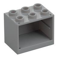 Cupboard 2 x 3 x 2 with Hollow Studs (Light Bluish Gray)