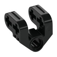 Technic Axle and Pin Connector Perpendicular Split (Black)