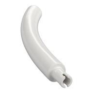 Animal Body Part / Plant, Tail / Neck / Branch / Trunk, Middle Section with Pin, Round Pin Hole (White)