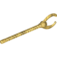 Weapon Staff with Forked End (Pharaoh) (Pearl Gold)