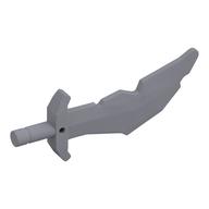Weapon Sword / Scimitar Notched Blade (Flat Silver)