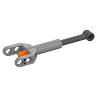 Technic Linear Actuator Mini with Dark Bluish Gray Head and Orange Axle (Light Bluish Gray)